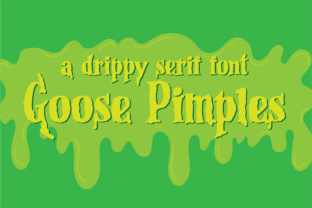 Goose Pimples: A Bold, Handwritten Font